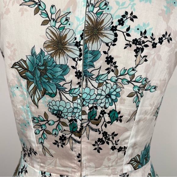 Orsay Fit And Flare 50’s Inspired Sleeveless Floral Dress Euro Size 34 US Size 2 - Picture 9 of 12